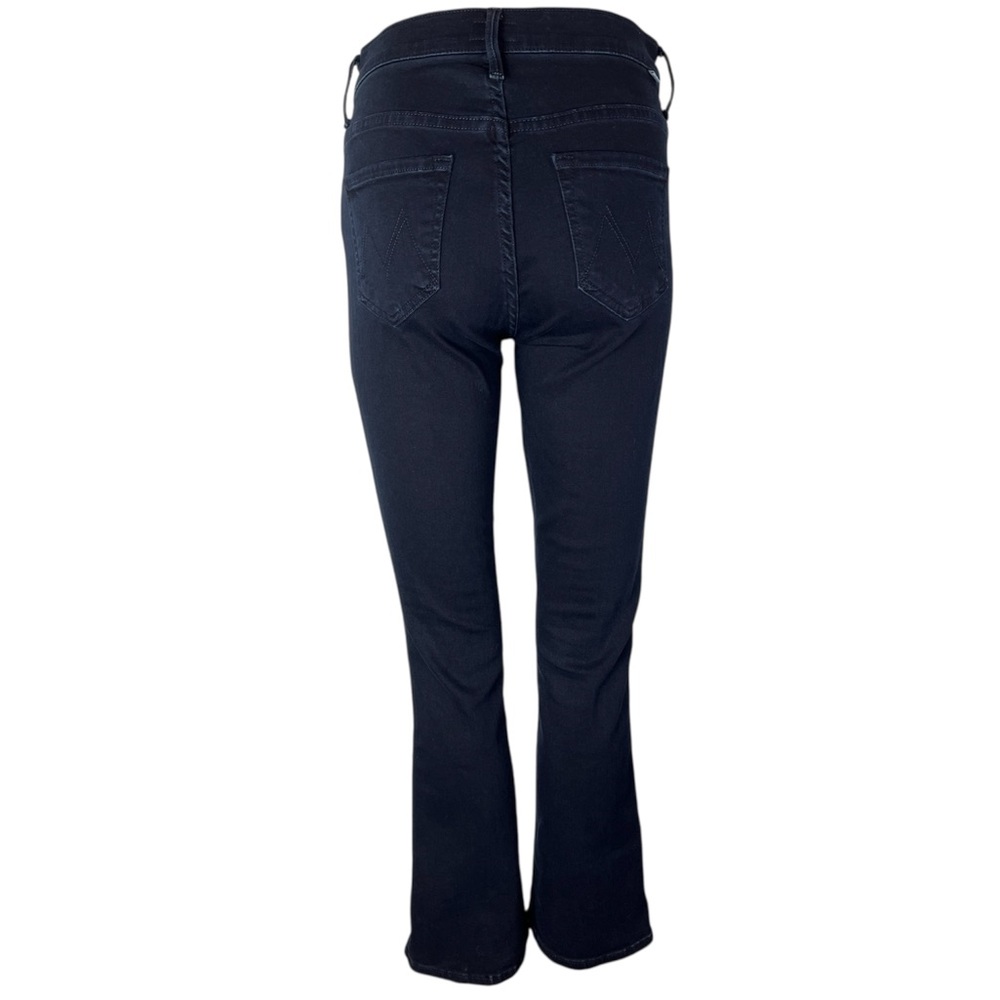 Mother The Insider Ankle High Rise Bootcut Jeans in Holding Hands Dark Wash - Picture 3 of 12